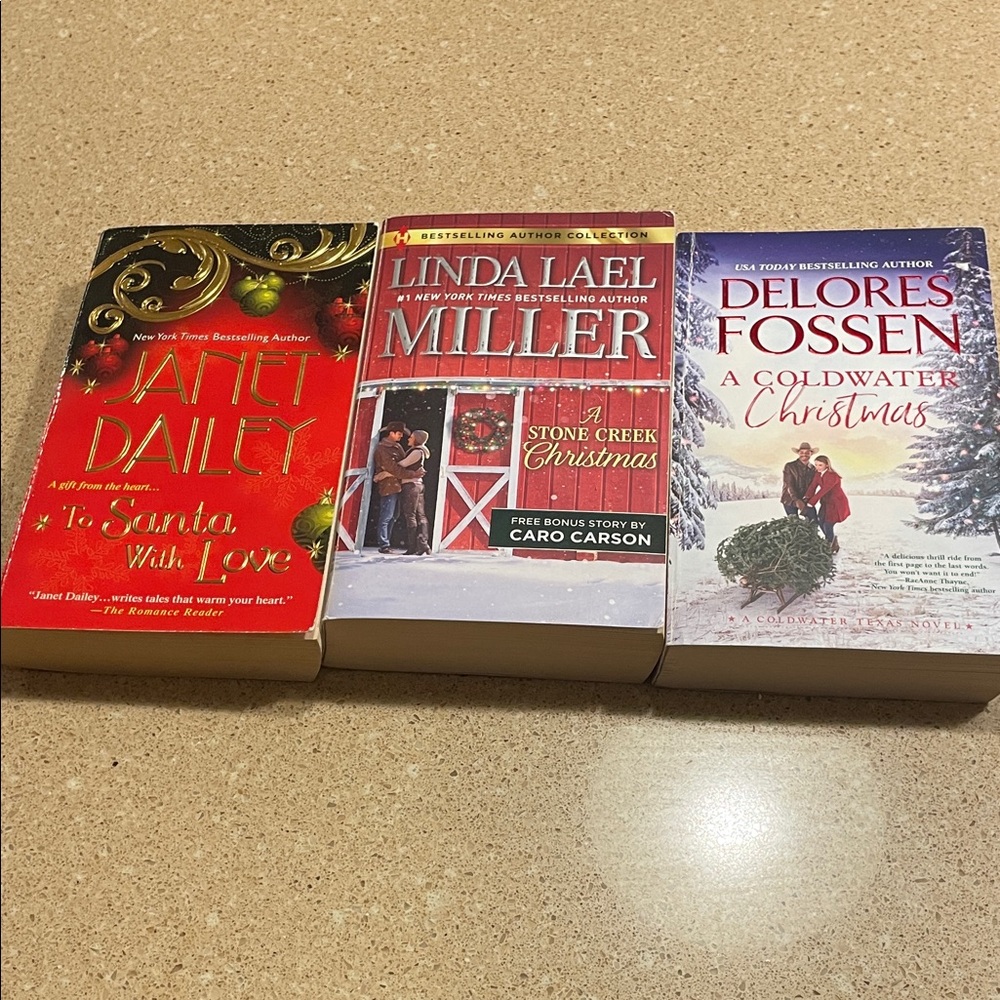 Set of Three Christmas Romance Novels